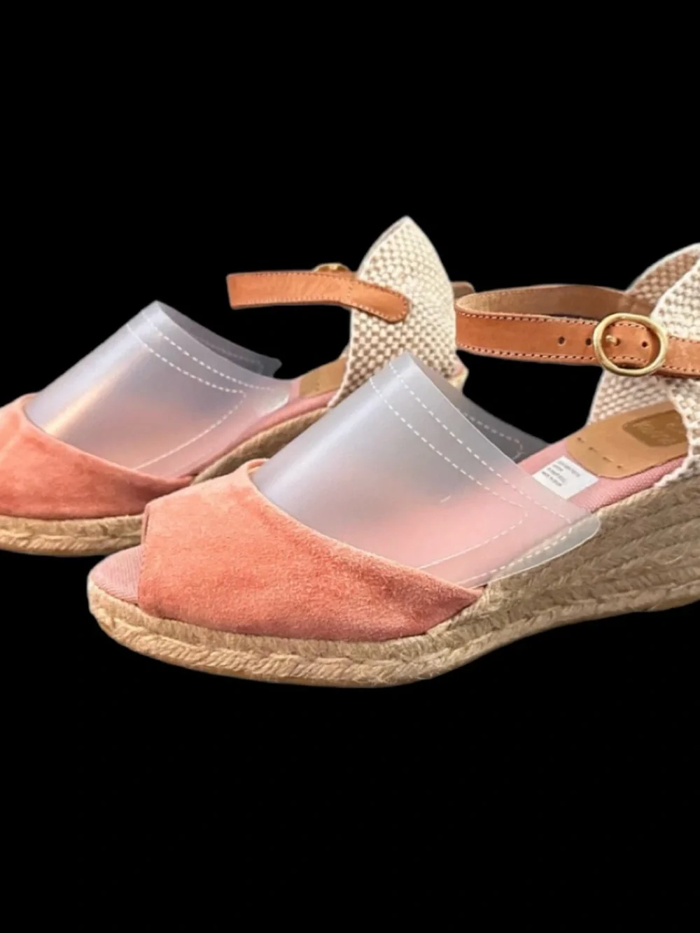 Kanna Spanish Suede Peep Toe Espadrille Wedges EU 39 / US 8.5–9